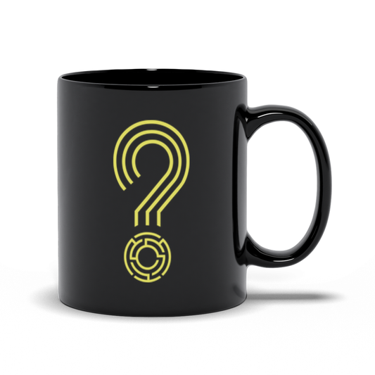 Black Question Mark Mug